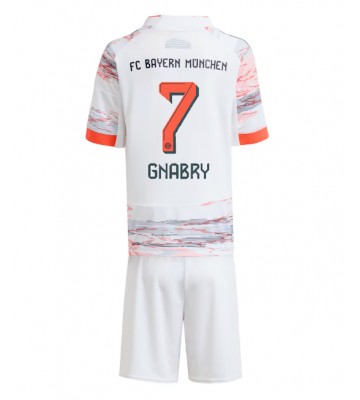 Bayern Munich Serge Gnabry #7 Replika Bortatröja Barn 2025-26 Kortärmad (+ Korta byxor)
